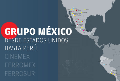 Con Cinemex y GMéxico, el empresario Germán Larrea tiene presencia en todo el continente de AL