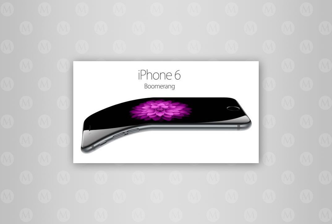 El nuevo iPhone 6 Boomerang, escribió @Arkonide800 en su cuenta de Twitter.