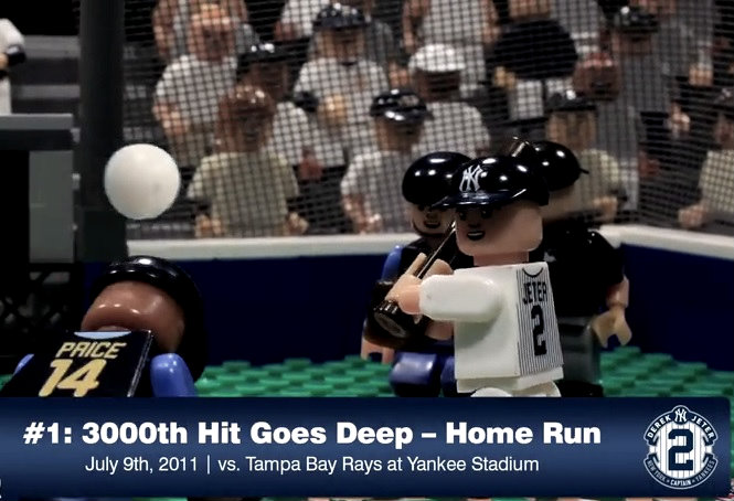 Los 10 mejores momentos en la carrera de Jeter versión Lego 