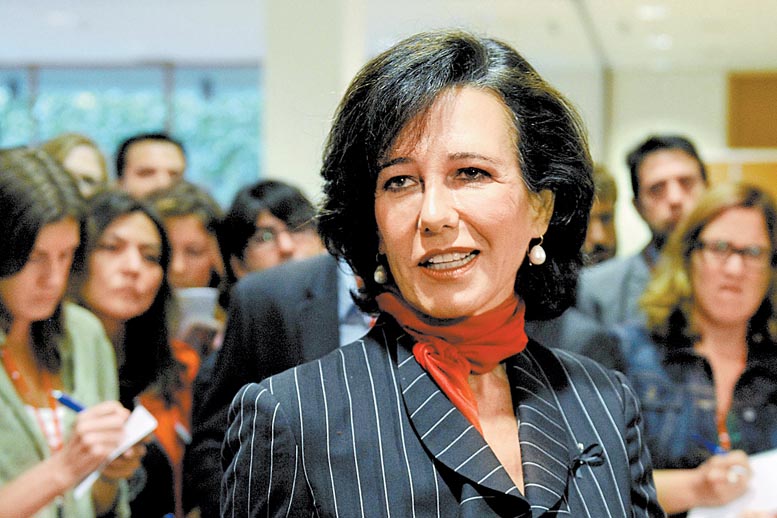 La presidenta del banco español, Ana Botín.