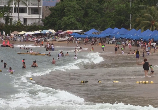 Las playas de Acapulco son de las más visitadas. 