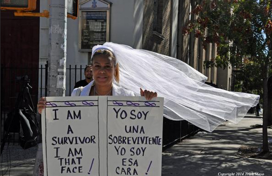 La marcha de este año reunió a 600 mujeres, al menos 100 iban vestidas de novia.