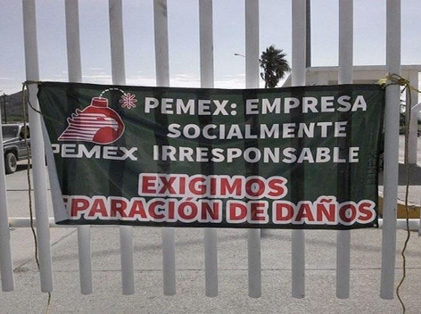 La Refinería Antonio de Dovalí Jaime fue cerrada por activistas e integrantes de organziaciones sociales de Oaxaca.