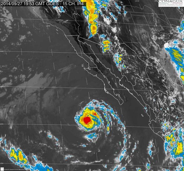 Hay alerta en varios estados por las lluvias que dejará el huracán.