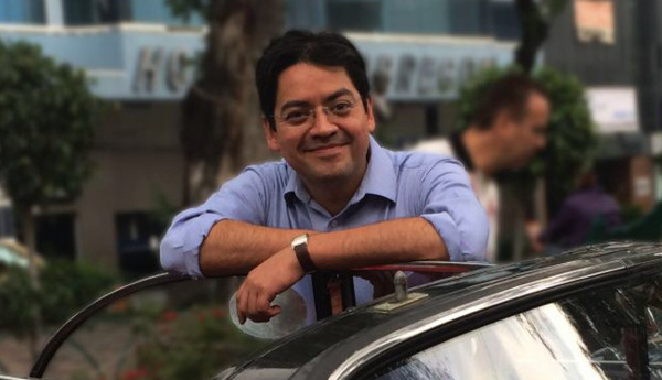 El jefe Delegacional de Cuauhtémoc, Alejandro Fernández Ramírez. 