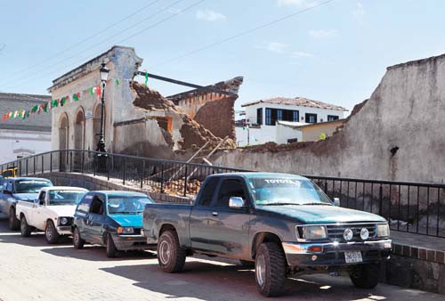 Daños provocados por el huracán 'Odila'.