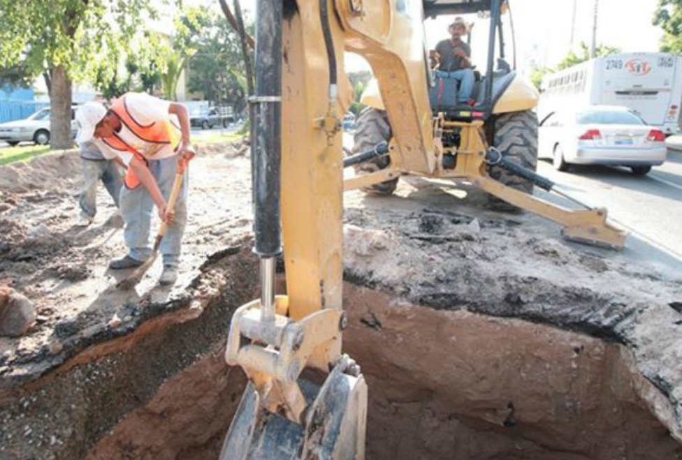 El SIAPA trabaja en la zona 