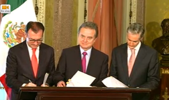 El secretario de Hacienda anunció el inicio del Fondo Mexicano del Petróleo 