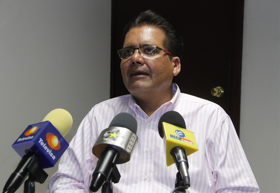 Titular de la Comisión del Agua del Estado de Durango,  Francisco Xavier Rodríguez. 