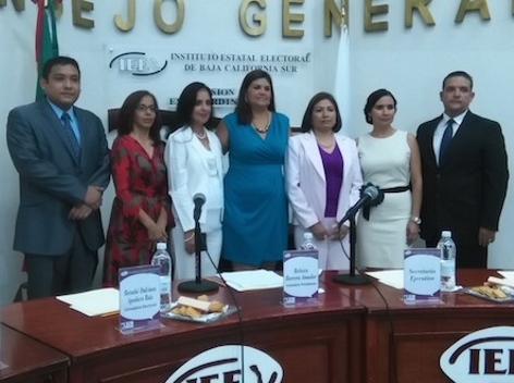 Nuevos consejeros del Organismo Público Local de Baja California Sur del INE.