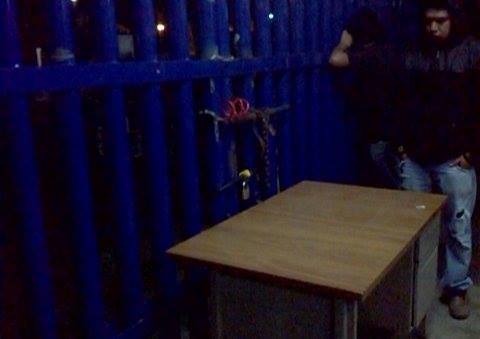 La toma de las instalaciones.