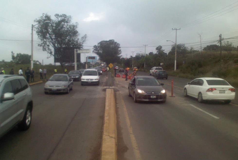 Se redujo la carga vehicular en la avenida Servidor Público. 