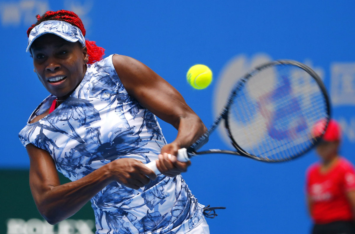 Venus en el duelo frente a Heather Watson en Pekín 
