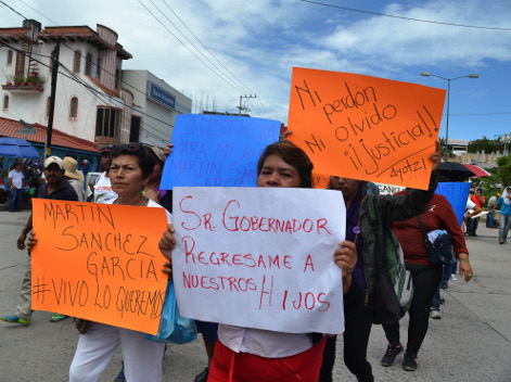 Así como Ernestina, otras madres buscan a sus hijos. 