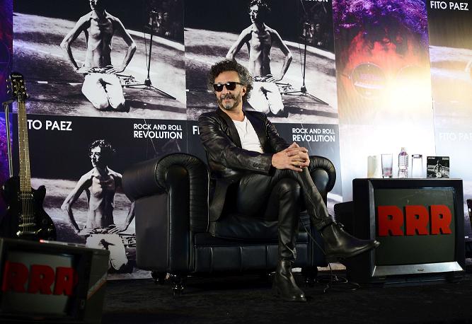 Fito Paez  presentó su nuevo álbum.