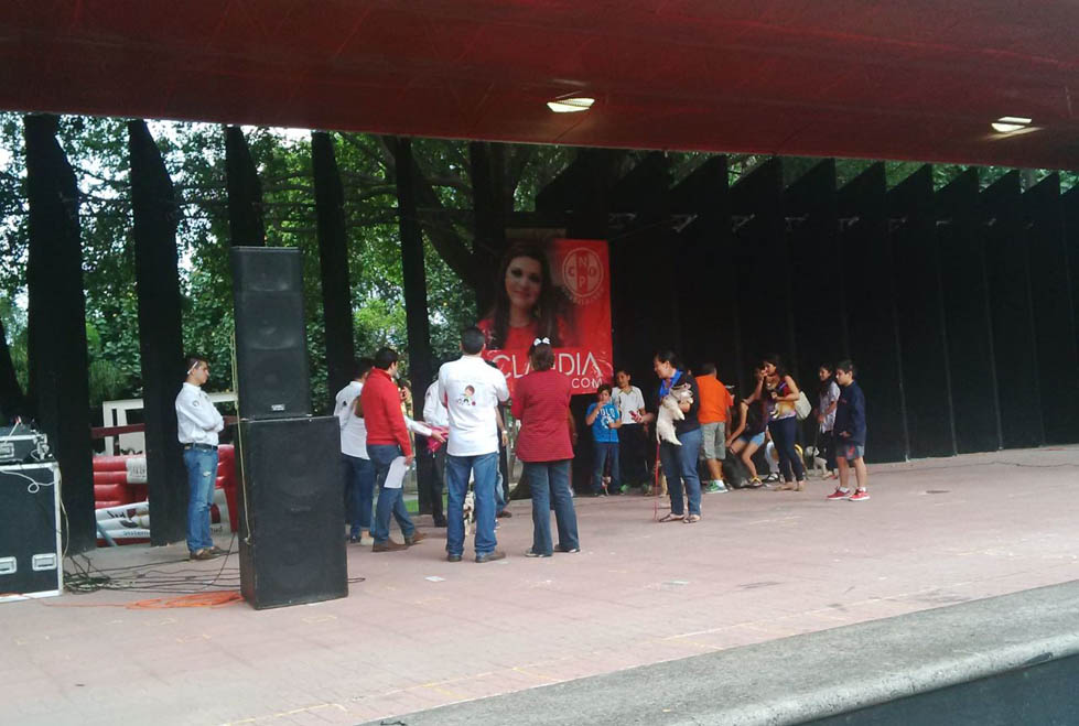 Evento de la delegada de la CNOP y diputada federal, Claudia Delgadillo