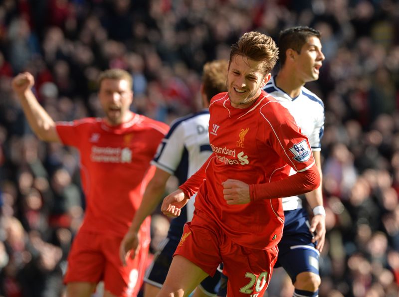Lallana anotó uno de los dos goles del Liverpool