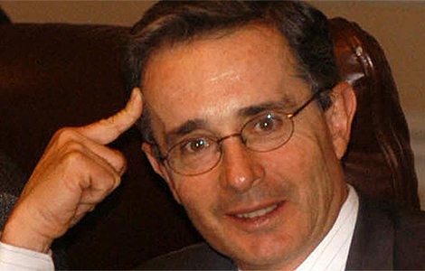 Álvaro Uribe, en una foto tomada cuando era presidente de Colombia