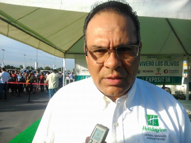 Jesús Calderón Roa, presidente de la Asociación de Hoteles y Moteles en Reynosa.