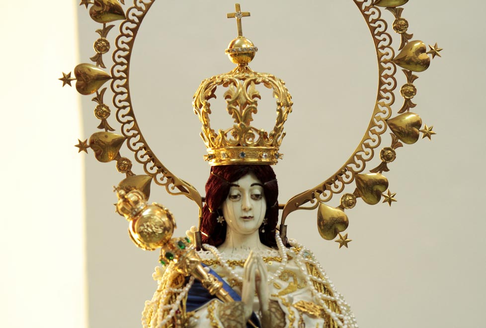 Presentación del vestido de la Virgen de Zapoapan