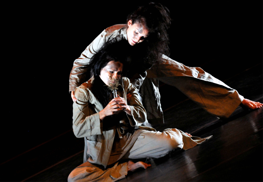 Su estilo se caracteriza en la combinación de movimientos acrobáticos contemporáneos, elementos de danza teatral y efectos visuales y artísticos.
