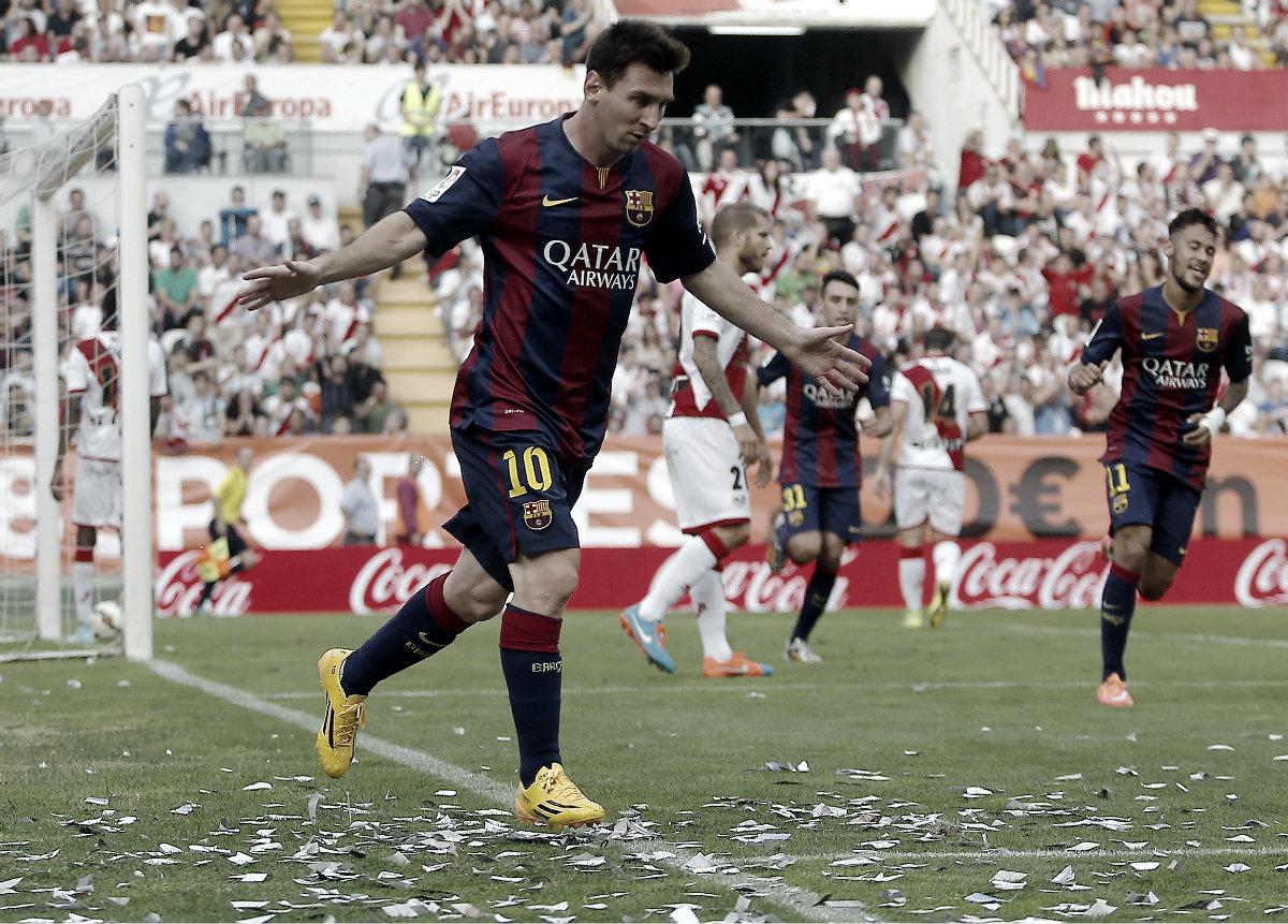 Lionel Messi, cerca de la marca de Zarra 