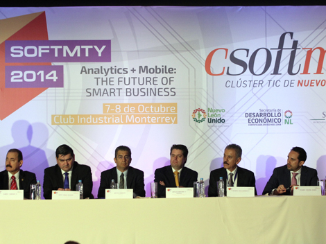 Hoy se realizó la inauguración de la quinta edición del SoftMty 2014.