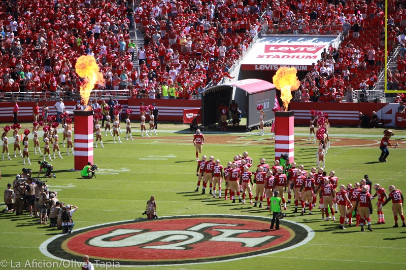 Panorámica del 49ers contra los Chiefs de Kansas City 