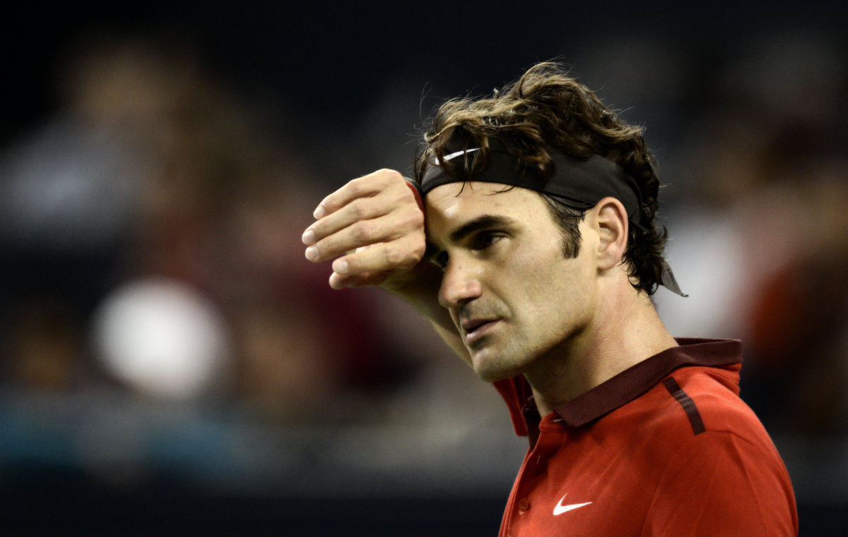 Roger Federer frente a Leonardo Mayer