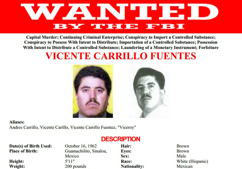 El FBI ofrecía una recompensa de hasta 5 millones de dólares por información que diera con su arresto.