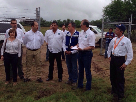 Funcionarios del gobierno reabrieron los pozos para el abasto de agua potable en la zona del Río Sonora.