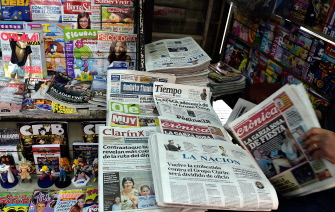 El grupo Clarín, presente en la prensa argentina desde el diario a la televisión