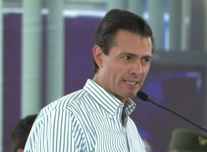 El presidente Enrique Peña Nieto durante la inauguración del Hospital Materno Infantil de Irapuato.