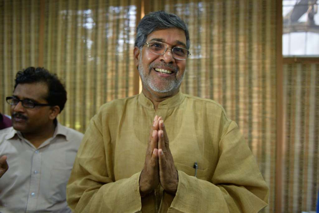 2014: Kailash Satyarthi (India) "por la lucha contra la opresión de los niños y jóvenes y por el derecho de todos los niños a la educación".