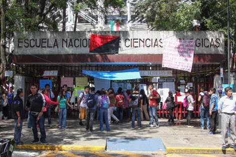 Los estudiantes llevaron a cabo diversas asambleas. 