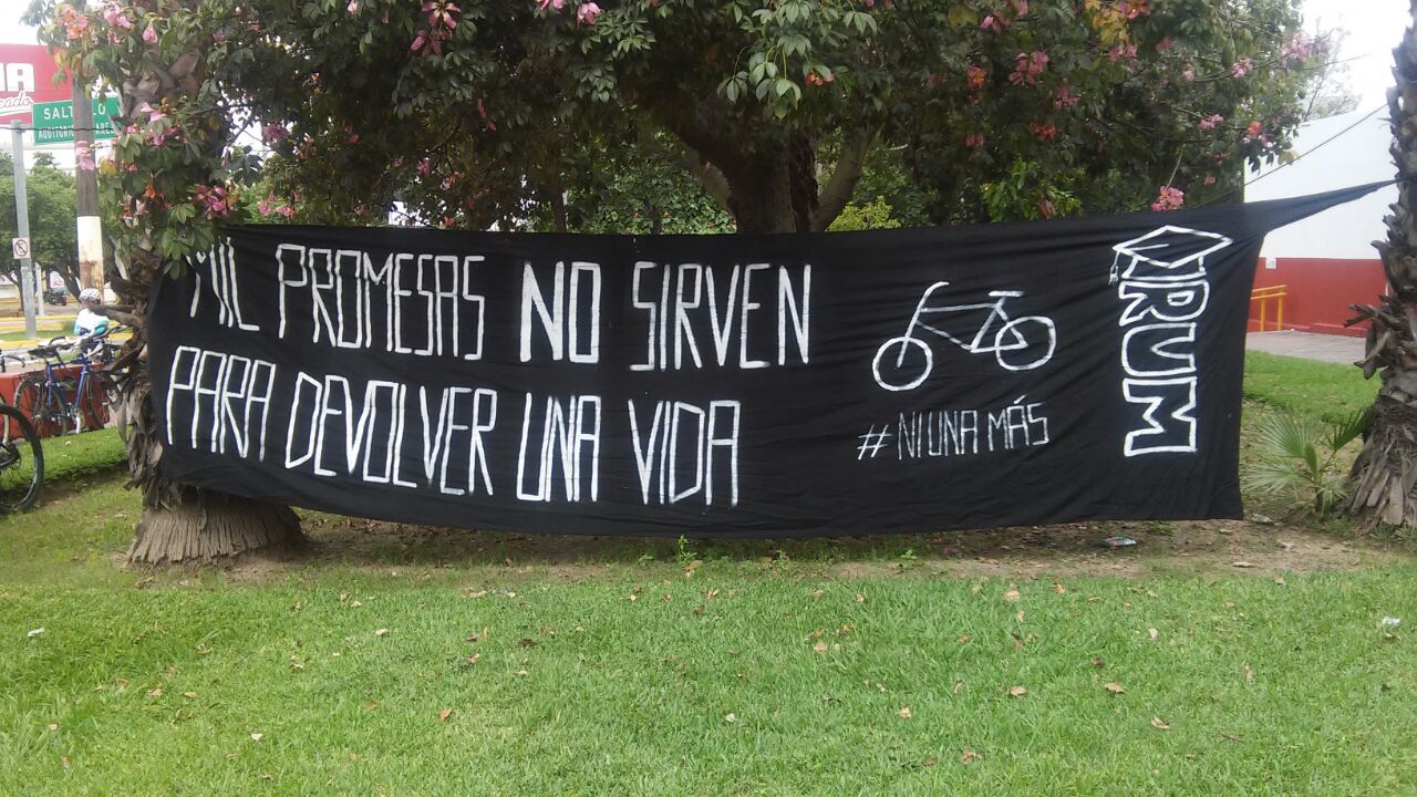 Ciclistas solicitan acciones rápidas a Movilidad 
