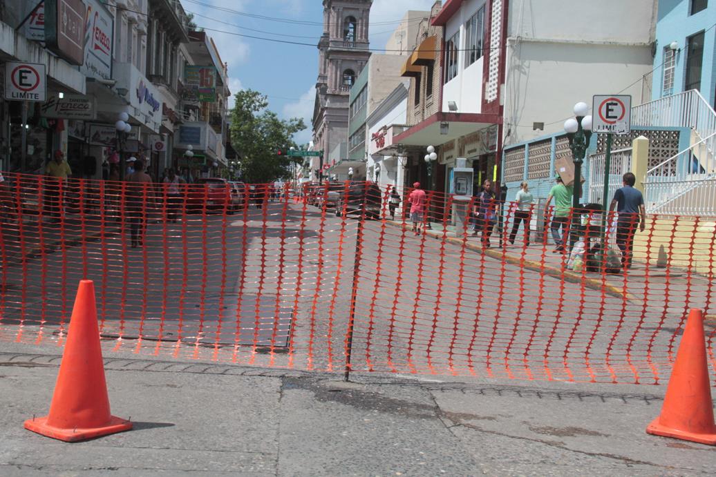 Esto debido a los trabajos que se efectuarán en la calle Carranza para convertirla en peatonal