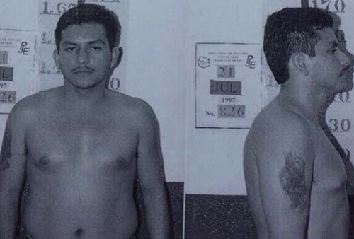 El capo Benjamín Mondragón fue fichado desde 1997, a la edad de 25, acusado de homicidio.