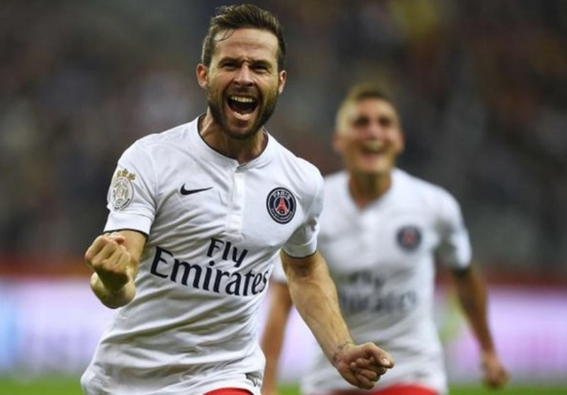 Festejo de una de las anotaciones del PSG 