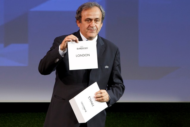 Michel Platini, Presidente de la UEFA