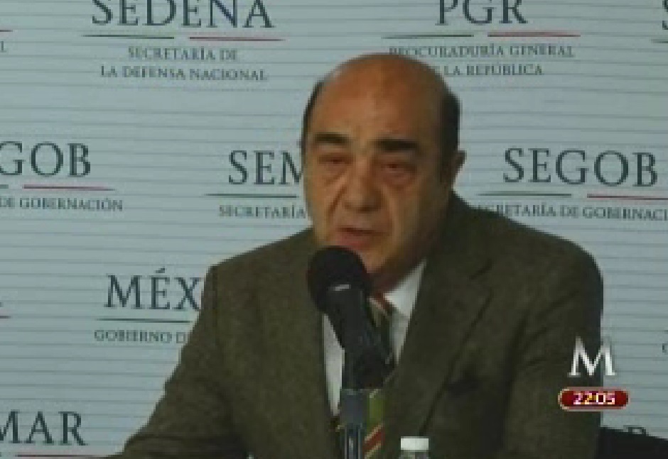 Murillo Karam informa sobre la captura del líder máximo del cartel Guerreros Unidos