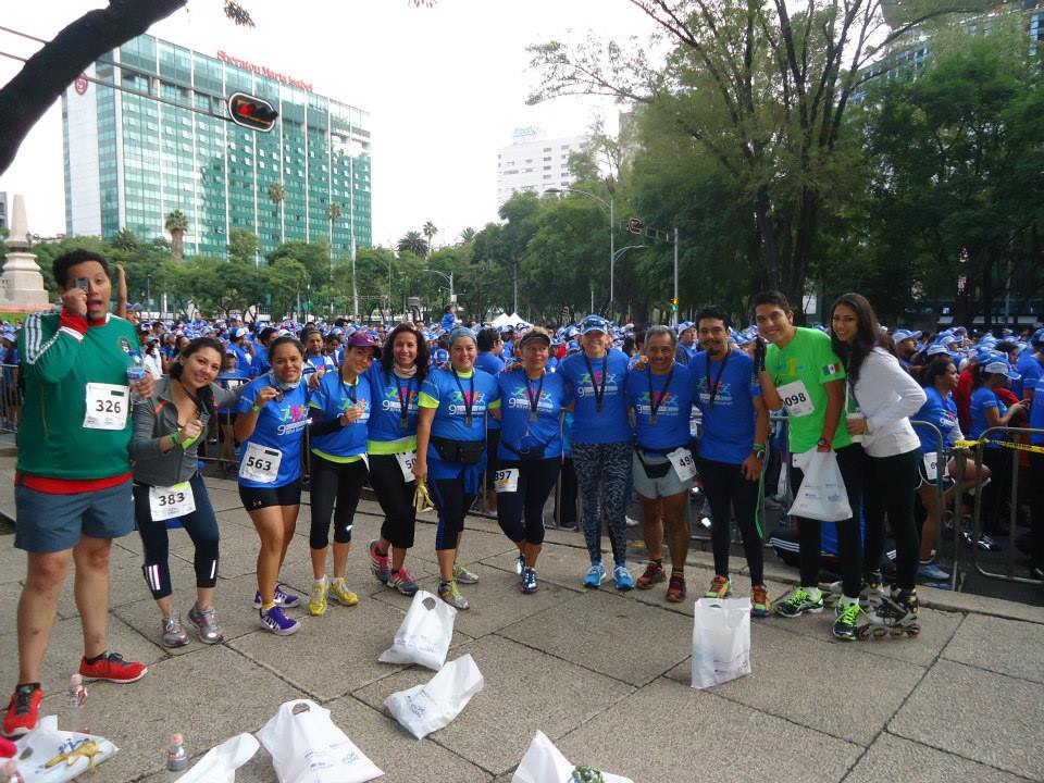 Asistentes de la carrera BBVA Bancomer 