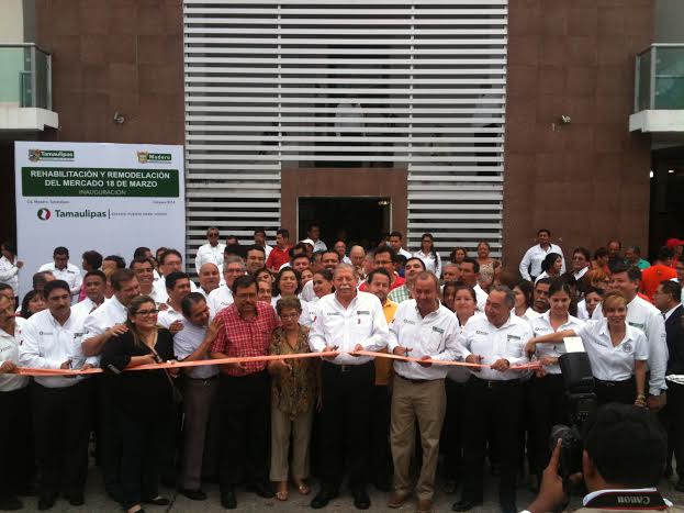 Inauguración del mercado 18 de Marzo de Ciudad Madero