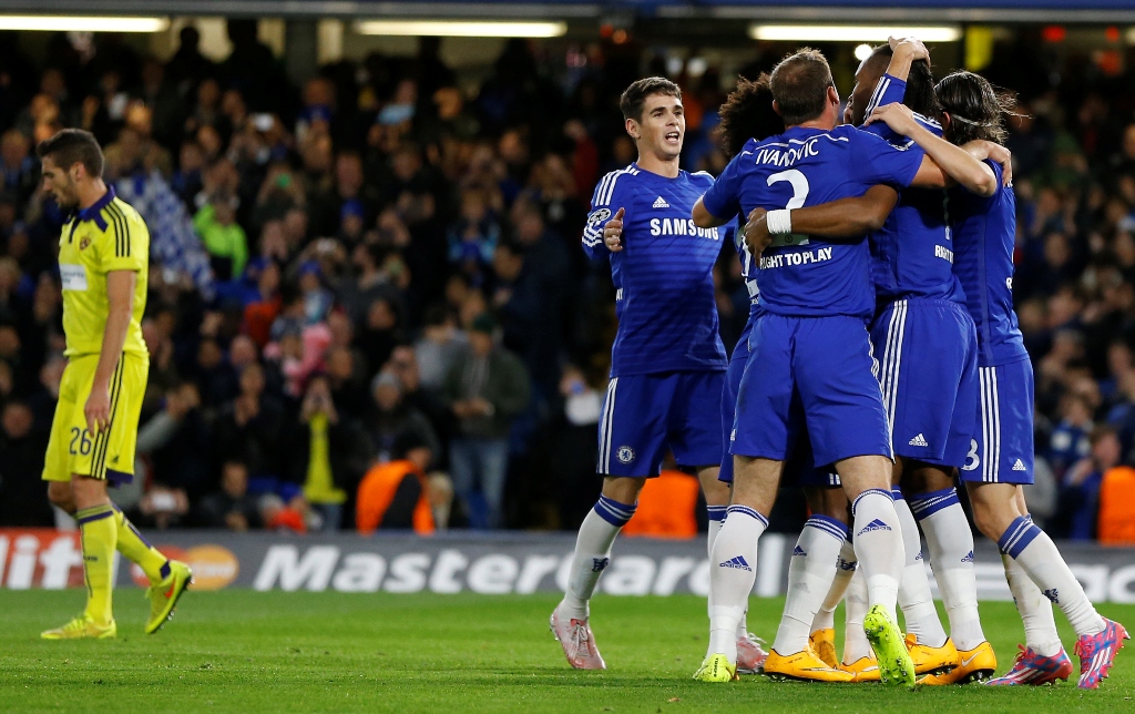 Chelsea aplastó al Maribor en Stamford Bridge 