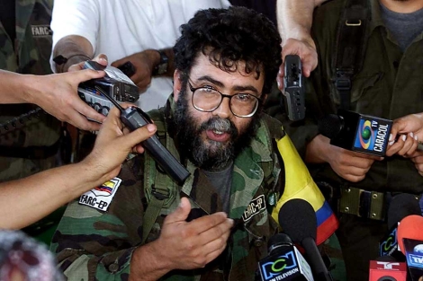Alfonso Cano, líder de las FARC, en una imagen tomada en febrero de 2011