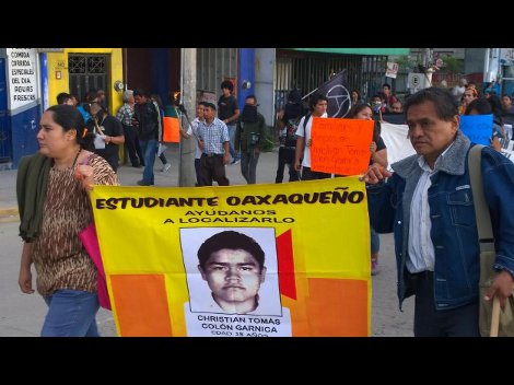 La familia de Christian García Garnica, agradecen la solidaridad de organizaciones de derechos humanos en la búsqueda de su hijo.