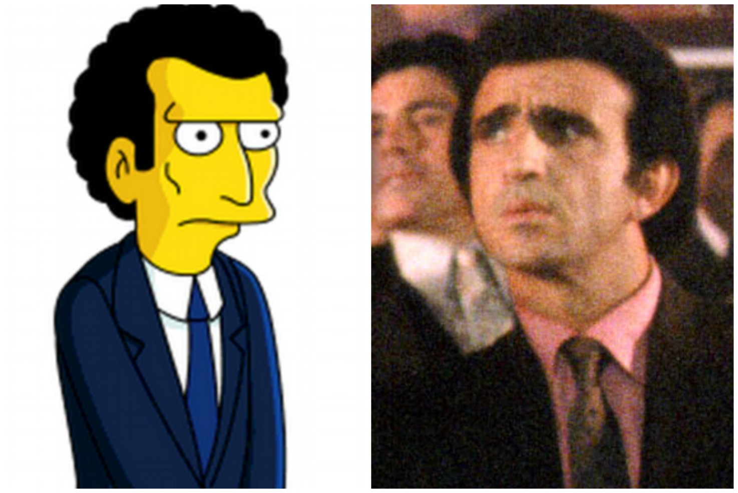 De acuerdo con Frank Sivero, el personaje Louie, de 'Los Simpson', estaría inspirado en Frankie Carbone.