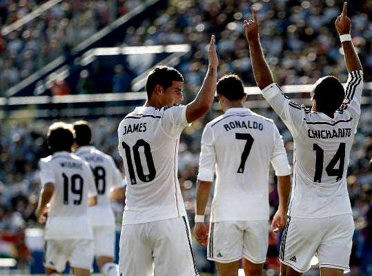 Javier 'Chicharito' Hernández, delantero del Real Madrid 