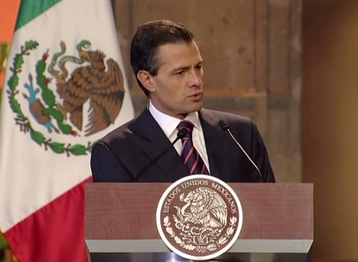 El presidente Enrique Peña Nieto en la 5ª Asamblea Plenaria de la Conferencia Permanente de Congresos Locales (COPECOL).
