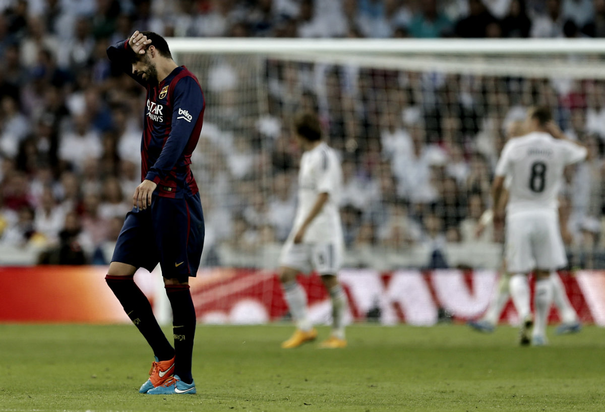 Piqué cometió el penal para el empate 'merengue' 